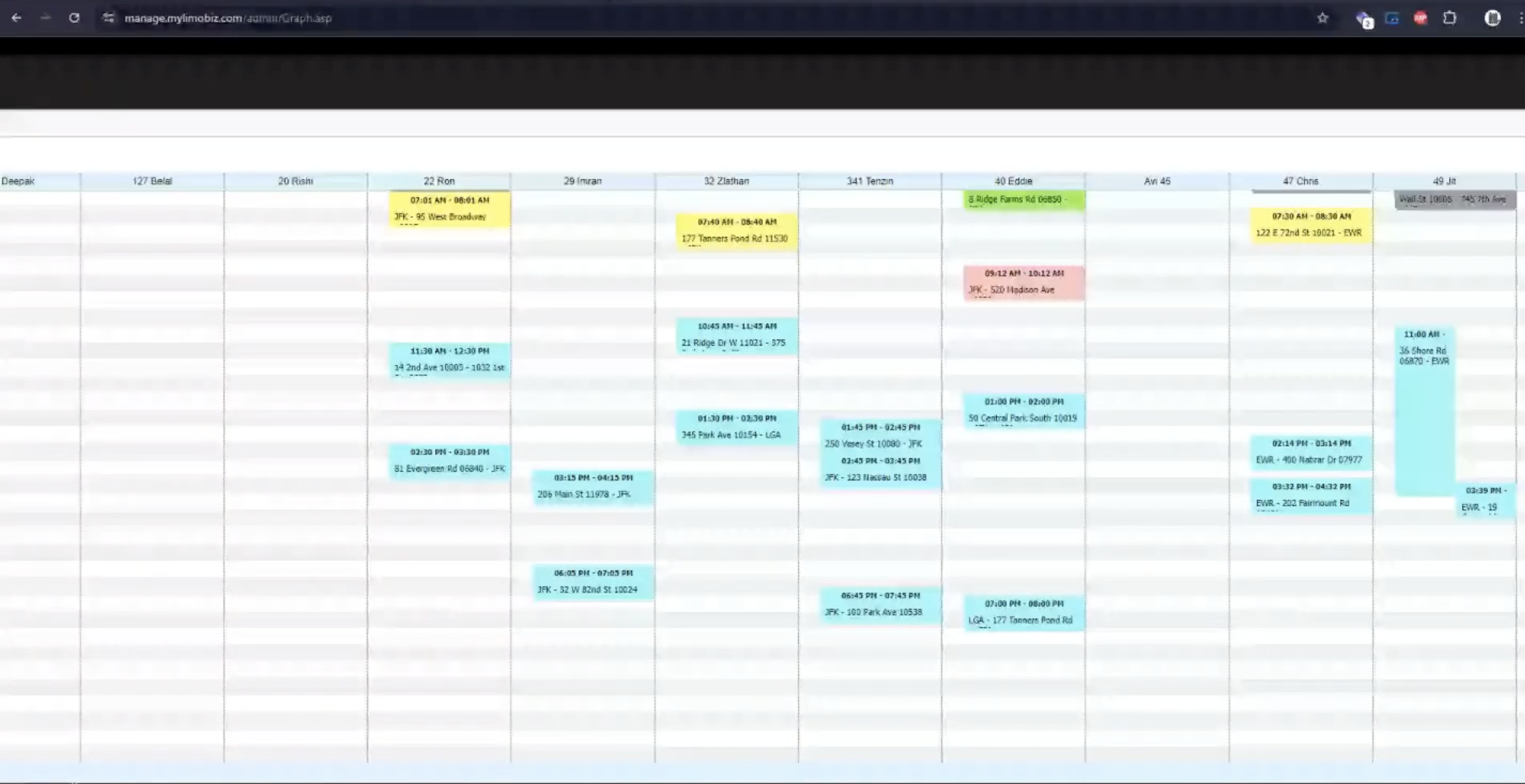 Competitor Software Screenshot